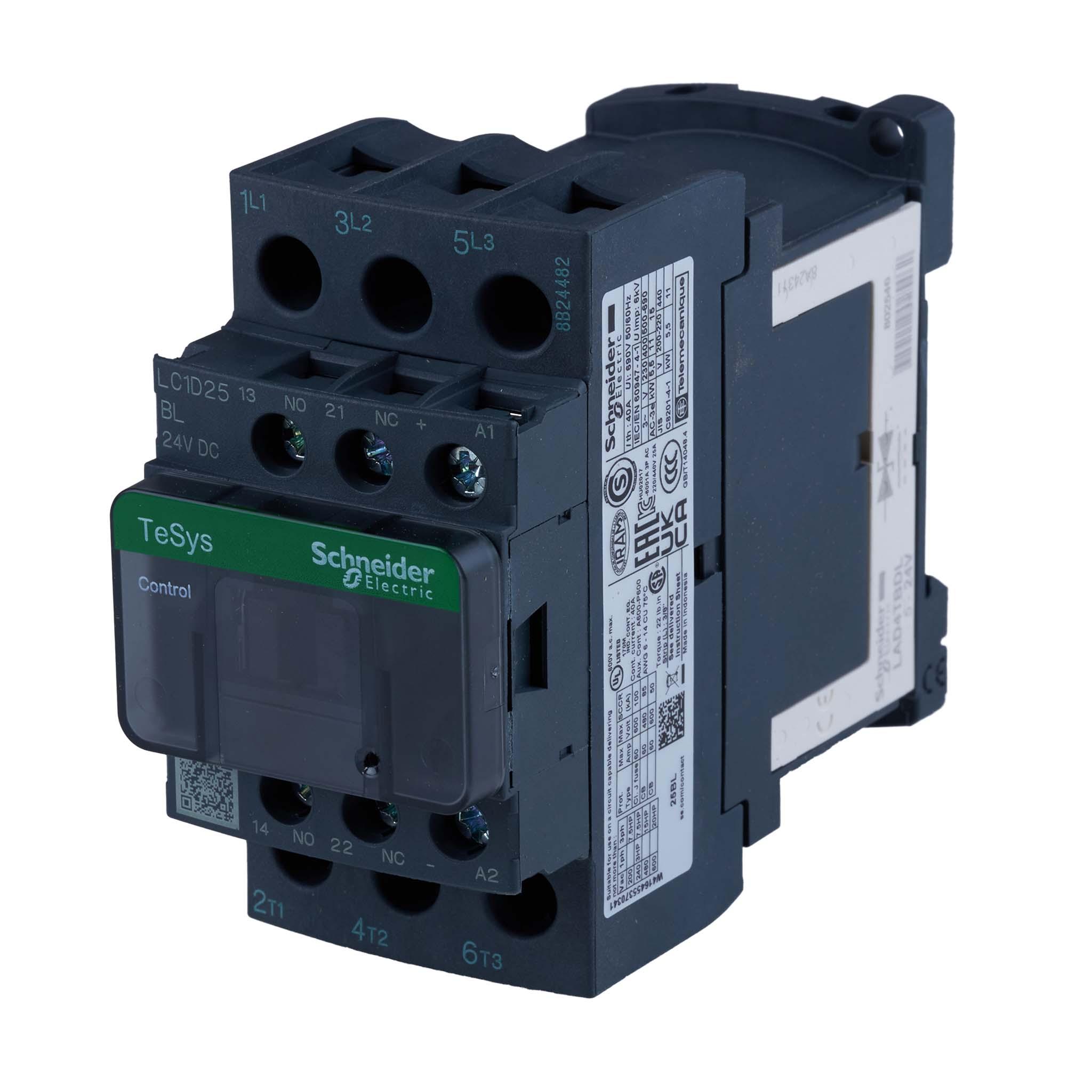 LC1D25BL TeSys contractor 25 amps